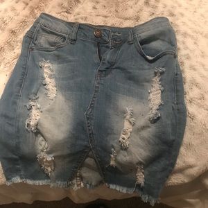 Jean skirt